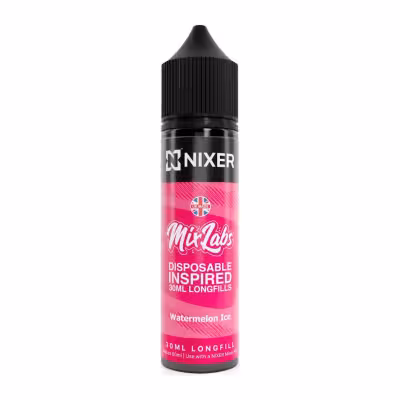 Watermelon Ice Longfill E-Liquid Concentrate by Nixer X Mix Labs