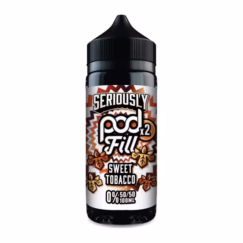 Sweet Tobacco Shortfill E-Liquid by Seriously Pod Fill 2 100ml