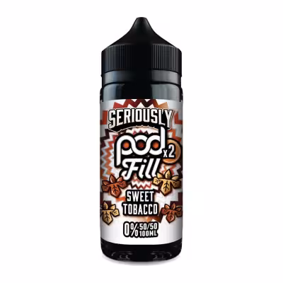 Sweet Tobacco Shortfill E-Liquid by Seriously Pod Fill 2 100ml