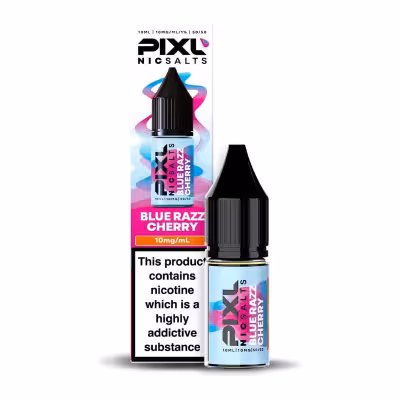 Blue Razz Cherry Nic Salt E-Liquid by PIXL Salts