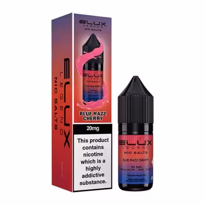 Blue Razz Cherry Nic Salt E-Liquid by Elux Legend