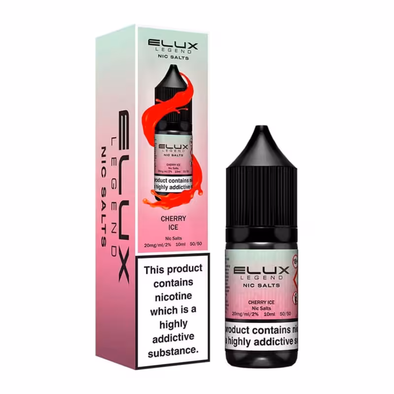 Cherry Ice Nic Salt E-Liquid by Elux Legend