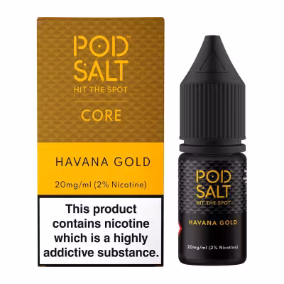 Havana Gold Nic Salt E-Liquid by Pod Salt Core