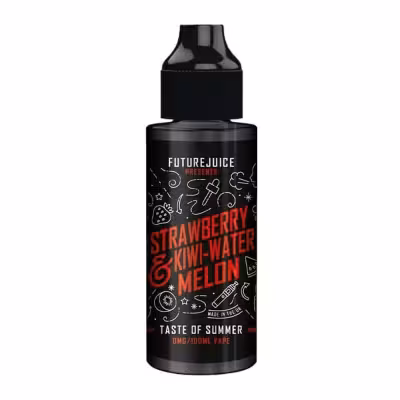 Strawberry & Kiwi-Watermelon Shortfill E-Liquid by Future Juice 100ml