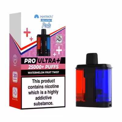 Watermelon Fruit Twist Prefilled Pod by Hayati Pro Ultra Plus 25K