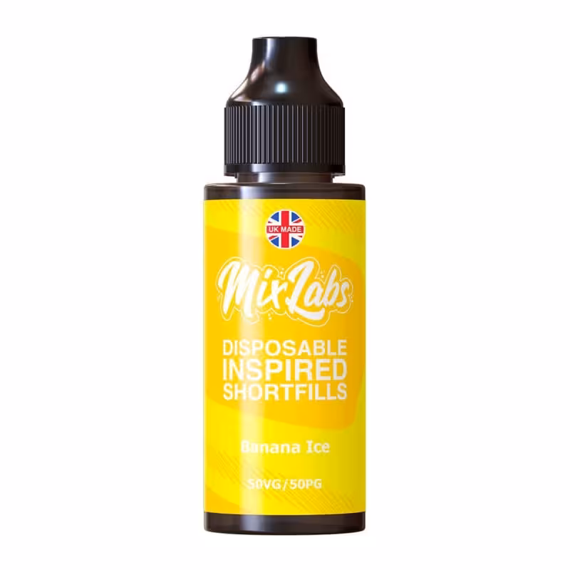 Banana Ice Shortfill E-Liquid by Mix Labs 100ml
