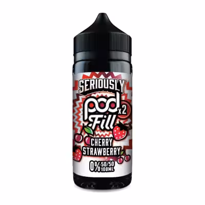 Cherry Strawberry Shortfill E-Liquid by Seriously Pod Fill 2 100ml