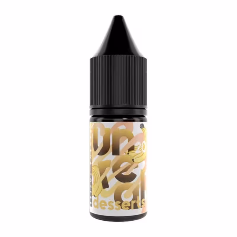 Banana Toffee Nic Salt E-Liquid by Unreal Desserts