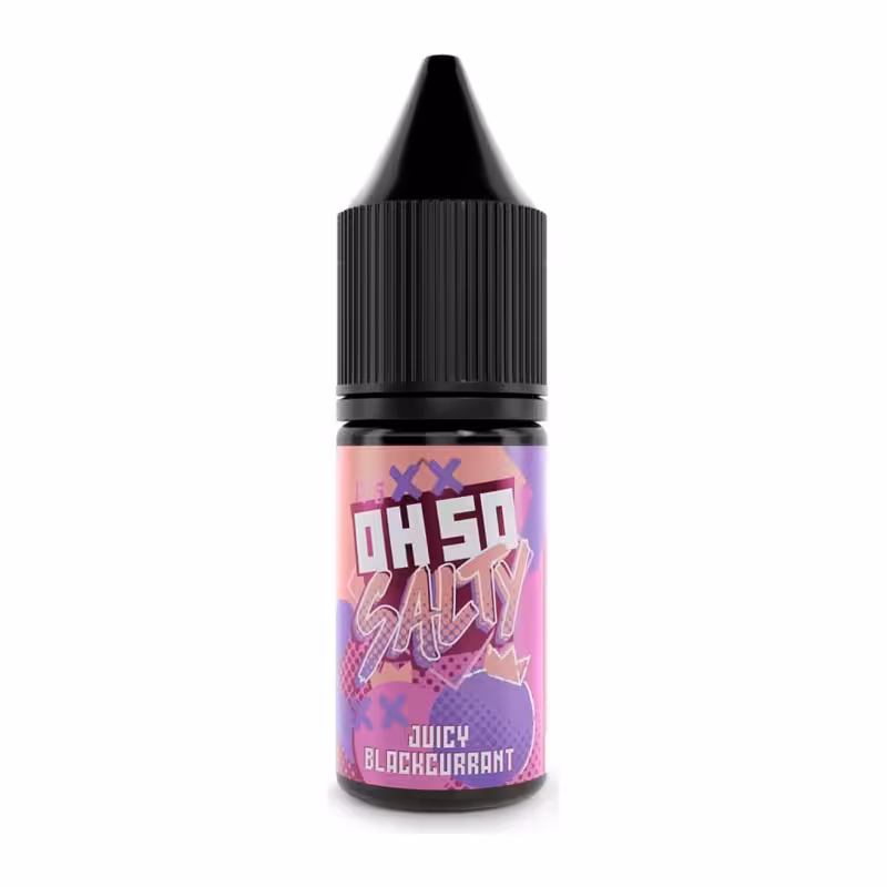 Juicy Blackcurrant Nic Salt E-Liquid by Oh So Salty