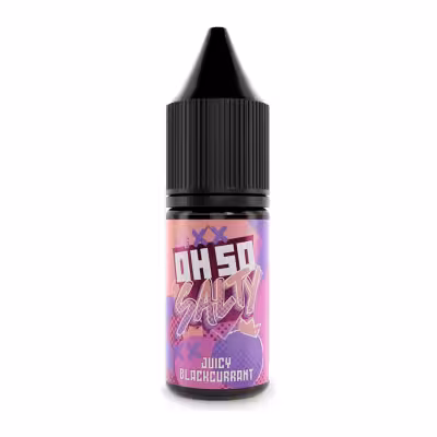 Juicy Blackcurrant Nic Salt E-Liquid by Oh So Salty