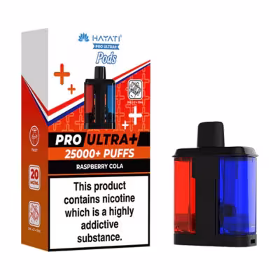 Raspberry Cola Prefilled Pod by Hayati Pro Ultra Plus 25K