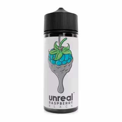Black Shortfill E-Liquid by Unreal Raspberry 100ml