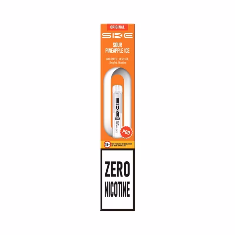 Sour Pineapple Ice Prefilled Pod by SKE Crystal Bar 600