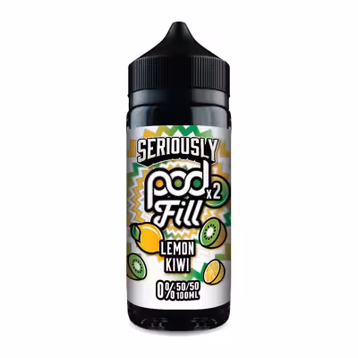 Lemon Kiwi Shortfill E-Liquid by Seriously Pod Fill 2 100ml