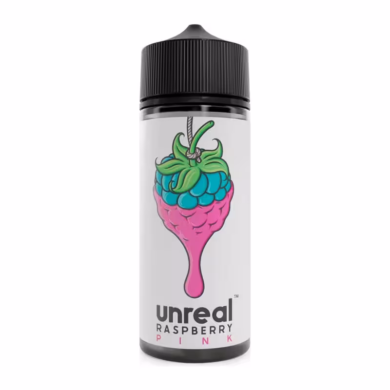 Pink Shortfill E-Liquid by Unreal Raspberry 100ml