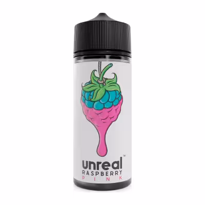 Pink Shortfill E-Liquid by Unreal Raspberry 100ml