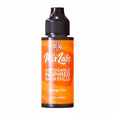 Mango Ice Shortfill E-Liquid by Mix Labs 100ml