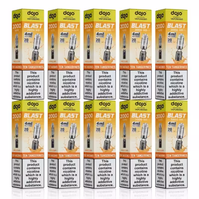 Ten Tangerines Prefilled Pod by Vaporesso Dojo Blast 2000 Go - 10 Pack