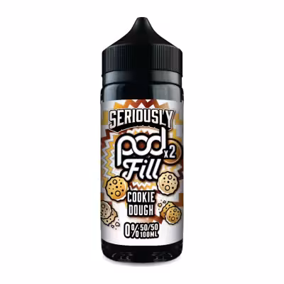 Cookie Dough Shortfill E-Liquid by Seriously Pod Fill 2 100ml