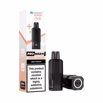 Juicy Peach Prefilled Pod by Hayati Pro Max Plus 6K