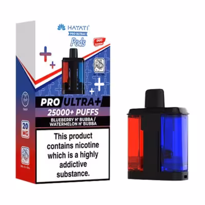 Blueberry H Bubba & Watermelon H Bubba Prefilled Pod by Hayati Pro Ultra Plus 25K