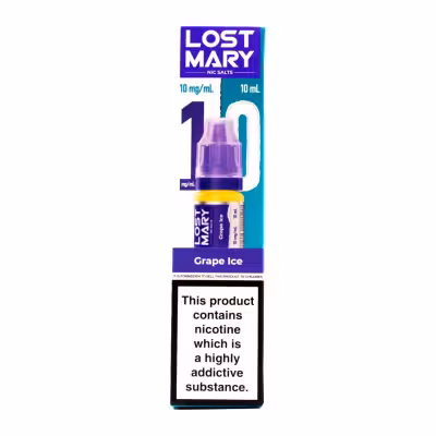 Grape Ice Nic Salt E-Liquid by Lost Mary Maryliq