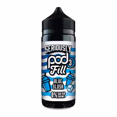Blue Slush Shortfill E-Liquid by Seriously Pod Fill 3 100ml