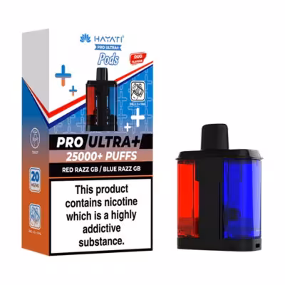 Red Razz GB & Blue Razz GB Prefilled Pod by Hayati Pro Ultra Plus 25K
