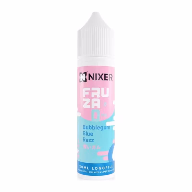 Bubblegum Blue Razz Longfill E-Liquid Concentrate by Nixer x Fruza
