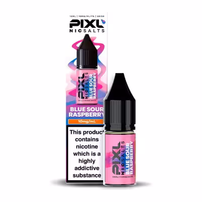 Blue Sour Raspberry Nic Salt E-Liquid by PIXL Salts