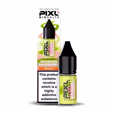 Rhubarb Raspberry Nic Salt E-Liquid by PIXL Salts
