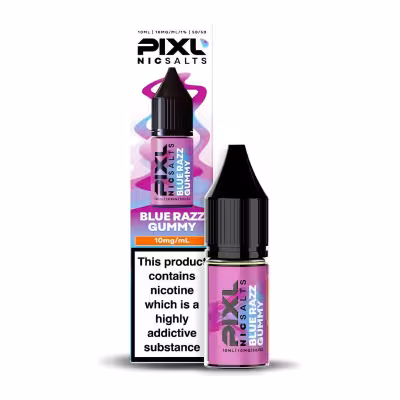 Blue Razz Gummy Nic Salt E-Liquid by PIXL Salts