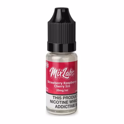 Strawberry Raspberry Cherry Ice Nic Salt E-Liquid by Mix Labs