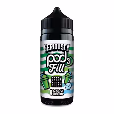 Green Slush Shortfill E-Liquid by Seriously Pod Fill 3 100ml