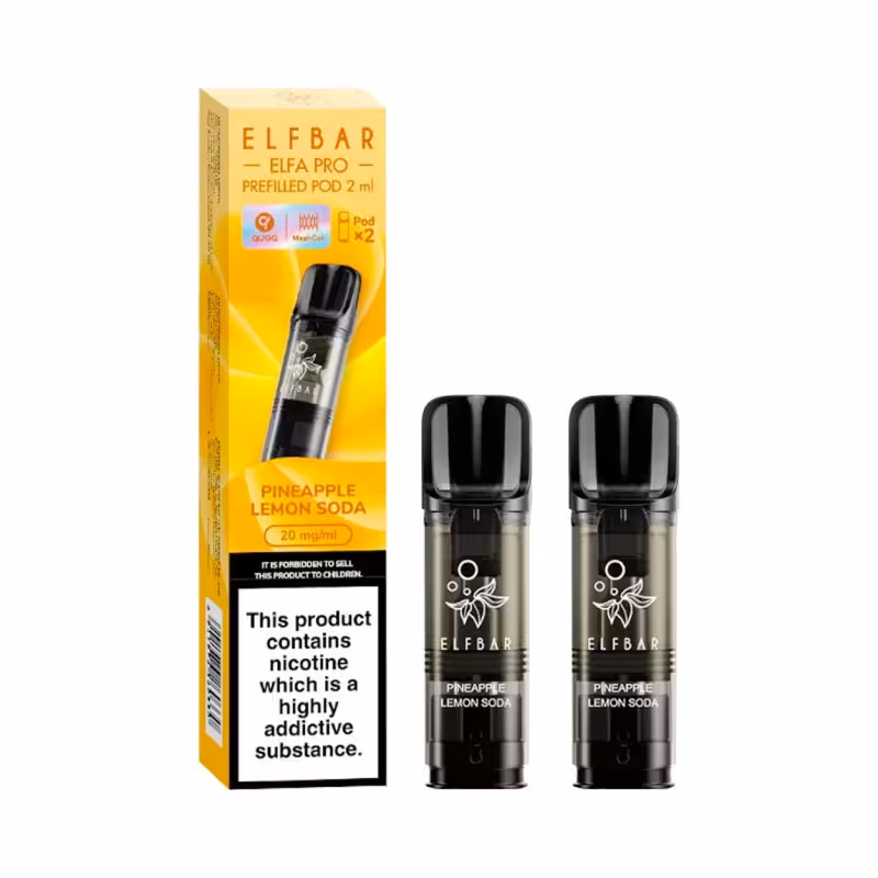 Pineapple Lemon QI Prefilled Pods by Elf Bar Elfa Pro