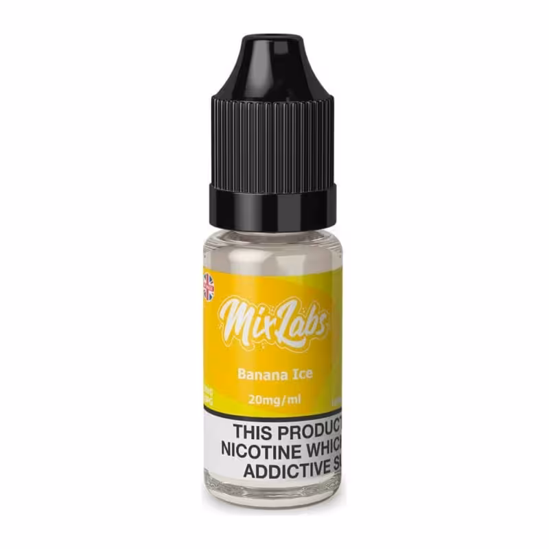 Banana Ice Nic Salt E-Liquid by Mix Labs