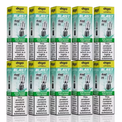 Kiwi Passion Fruit Guava Prefilled Pod by Vaporesso Dojo Blast 2000 Go - 10 Pack
