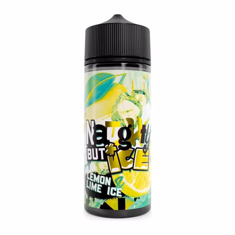 Lemon Lime Ice Shortfill E-Liquid by Naughty but Ice 100ml