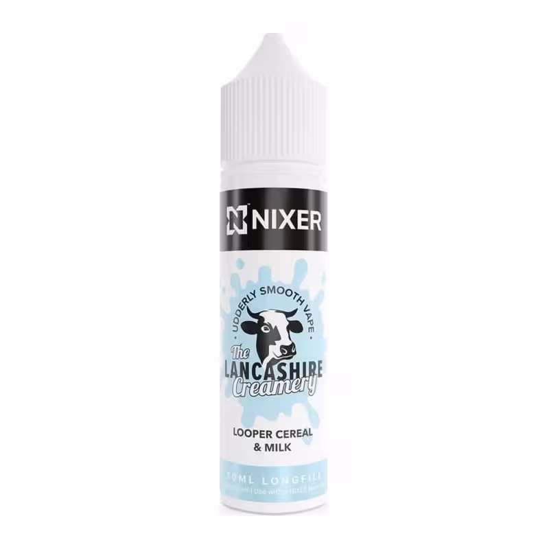 Looper Cereal & Milk Longfill E-Liquid Concentrate by Nixer X The Lancashire Creamery Farm Shop