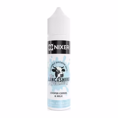 Looper Cereal & Milk Longfill E-Liquid Concentrate by Nixer X The Lancashire Creamery Farm Shop
