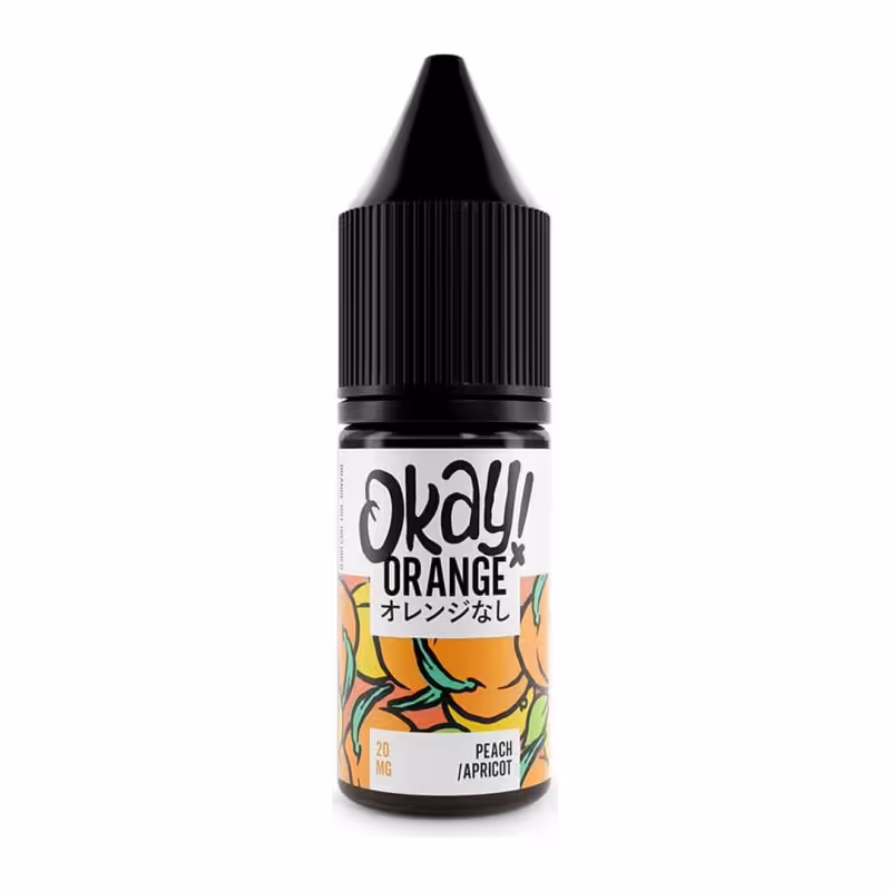 Peach & Apricot Nic Salt E-Liquid by Okay Orange