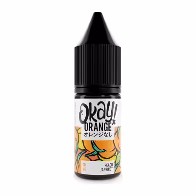 Peach & Apricot Nic Salt E-Liquid by Okay Orange