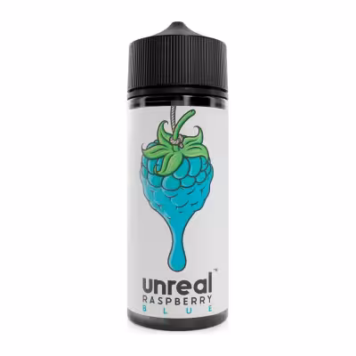 Blue Shortfill E-Liquid by Unreal Raspberry 100ml