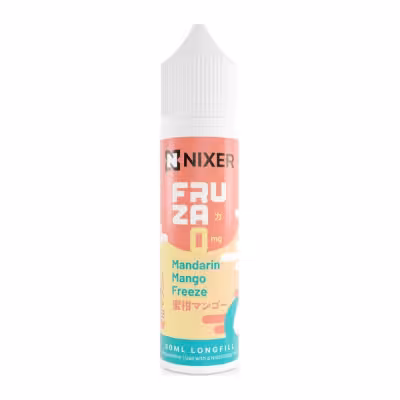 Mandarin Mango Freeze Longfill E-Liquid Concentrate by Nixer x Fruza