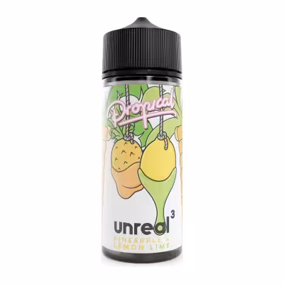 Pineapple, Lemon & Lime Shortfill E-Liquid by Unreal 3 100ml