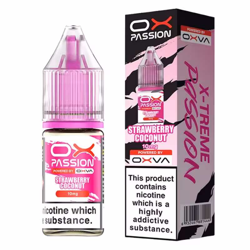Strawberry Coconut Nic Salt E-Liquid by OX Passion
