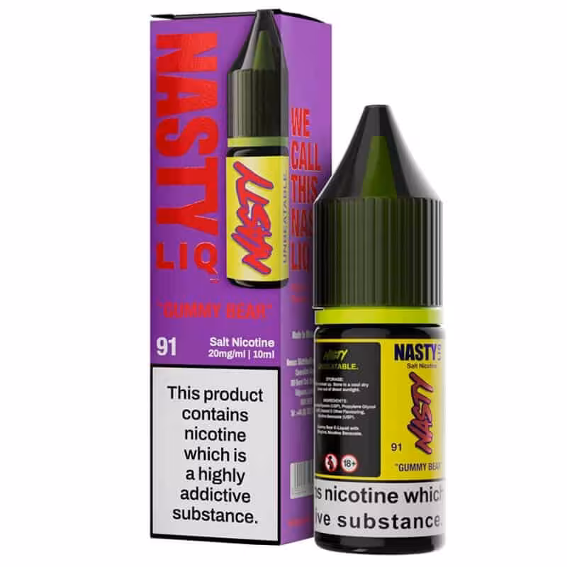 Gummy Bear Nic Salt E-Liquid by Nasty Liq