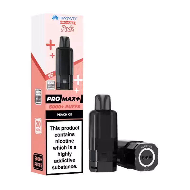 Peach GB Prefilled Pod by Hayati Pro Max Plus 6K