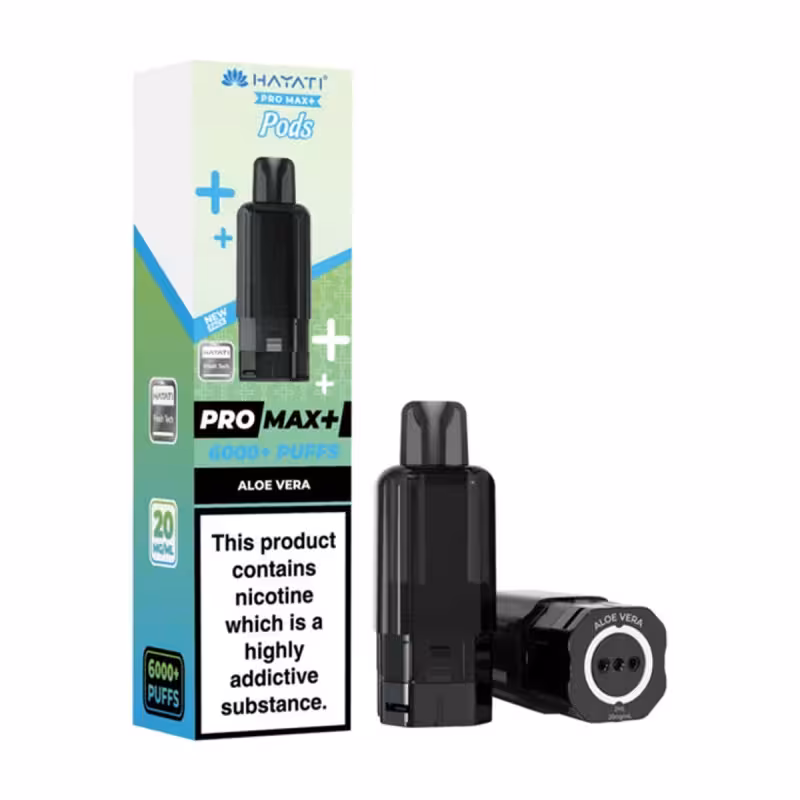 Aloe Vera Prefilled Pod by Hayati Pro Max Plus 6K