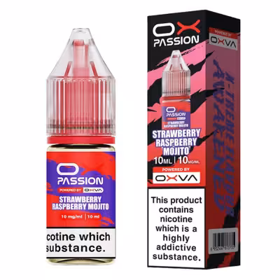 Strawberry Raspberry Mojito Nic Salt E-Liquid by OX Passion
